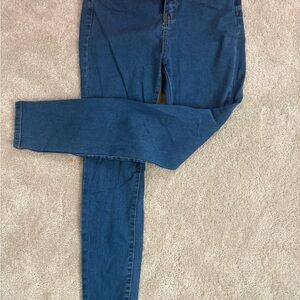 SHEIN Deep Blue Skinny Jeans